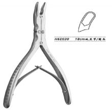 金鍾乳突咬骨鉗  H6E030 18cm 雙關節(jie) 圓頭