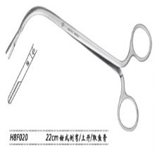 金鍾喉用(yong)鉗鉗式(shi) H8F010 22cm 鉗式(shi) 前(qian)彎 上開（取魚骨）取魚骨喉鉗